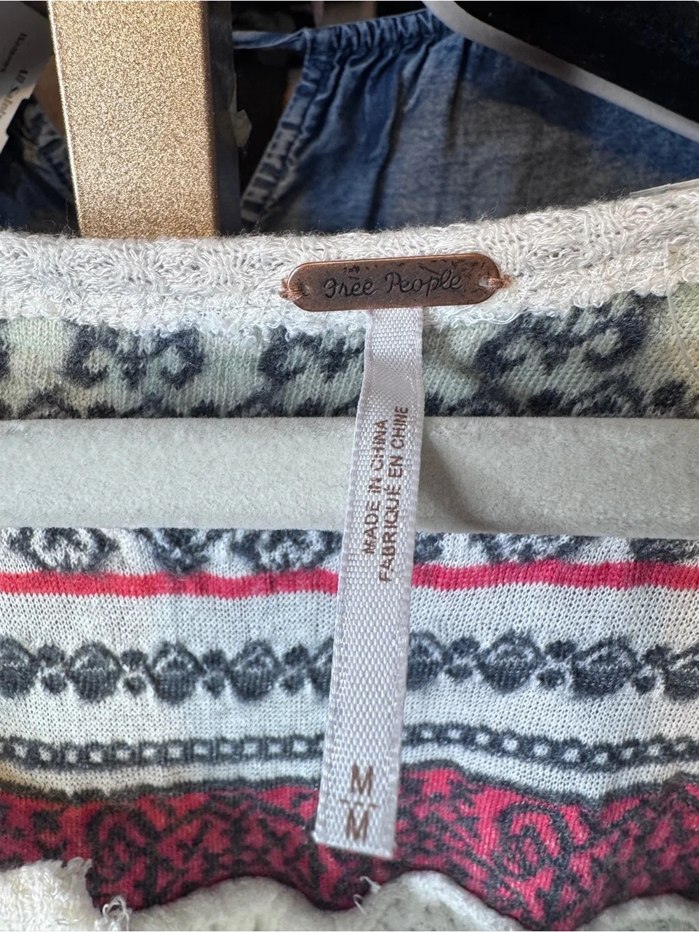 Free People waffle knit